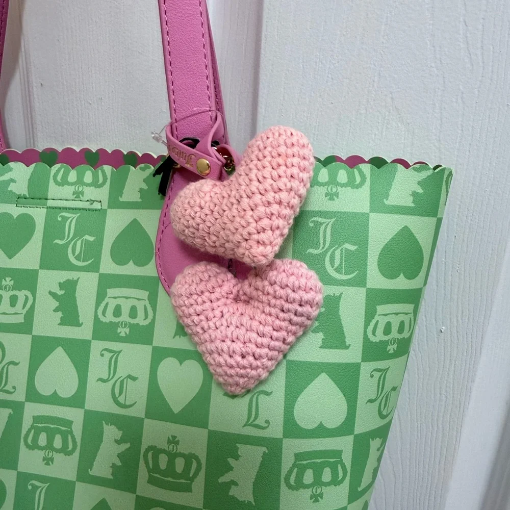 NWT Juicy Couture Sweet Break Time Tote In Retro Green - Picture 4 of 11